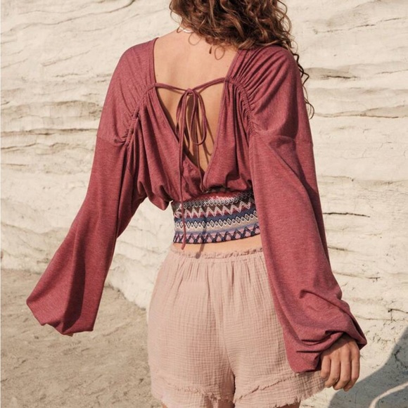 Vacation Vibes Backless Tie Back Top - Picture 5 of 8